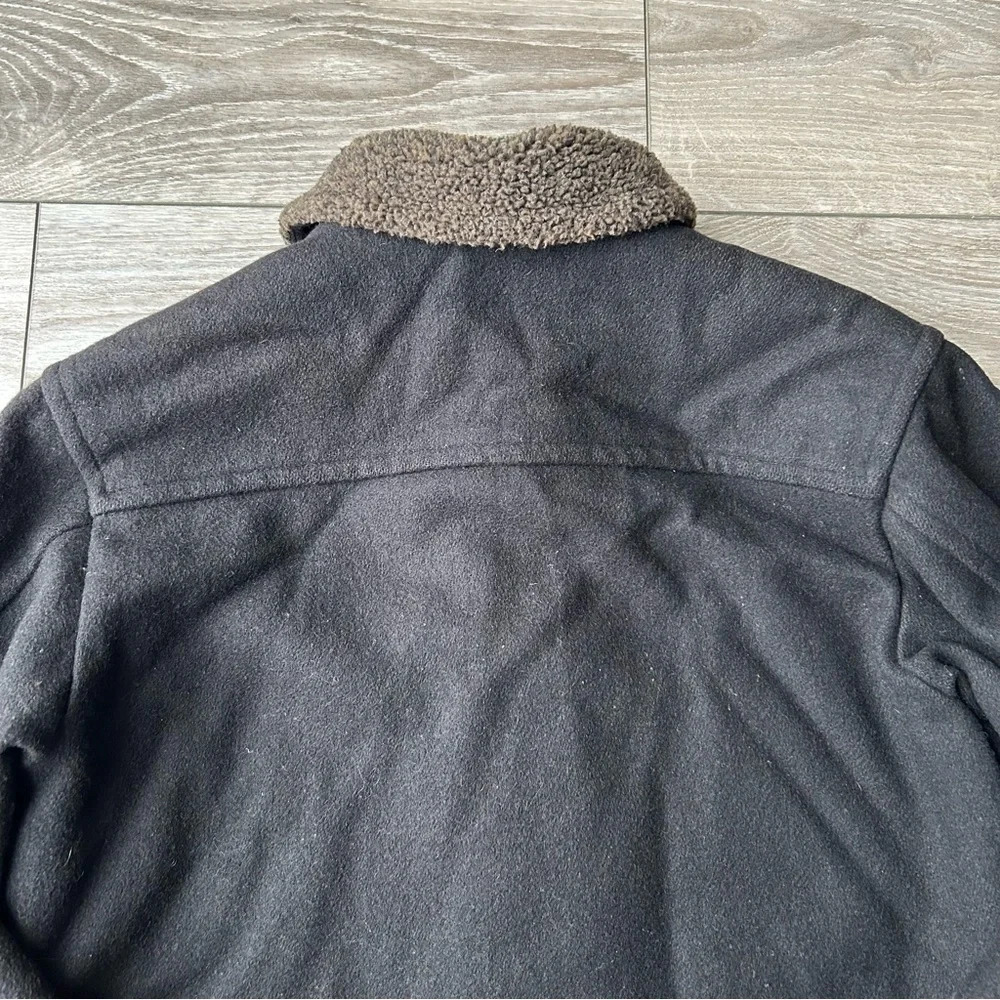 Vintage Les Modes Ellabee Wool Blend Faux Shearling Lining Sherpa Jacket - Picture 14 of 14